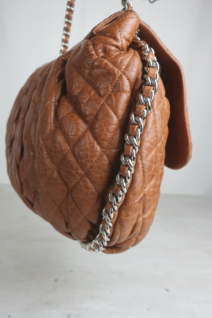 Chanel - Chain Around Classic Flap Cross Body/Shoulder bag - Camel - Shoulder bag #4.3