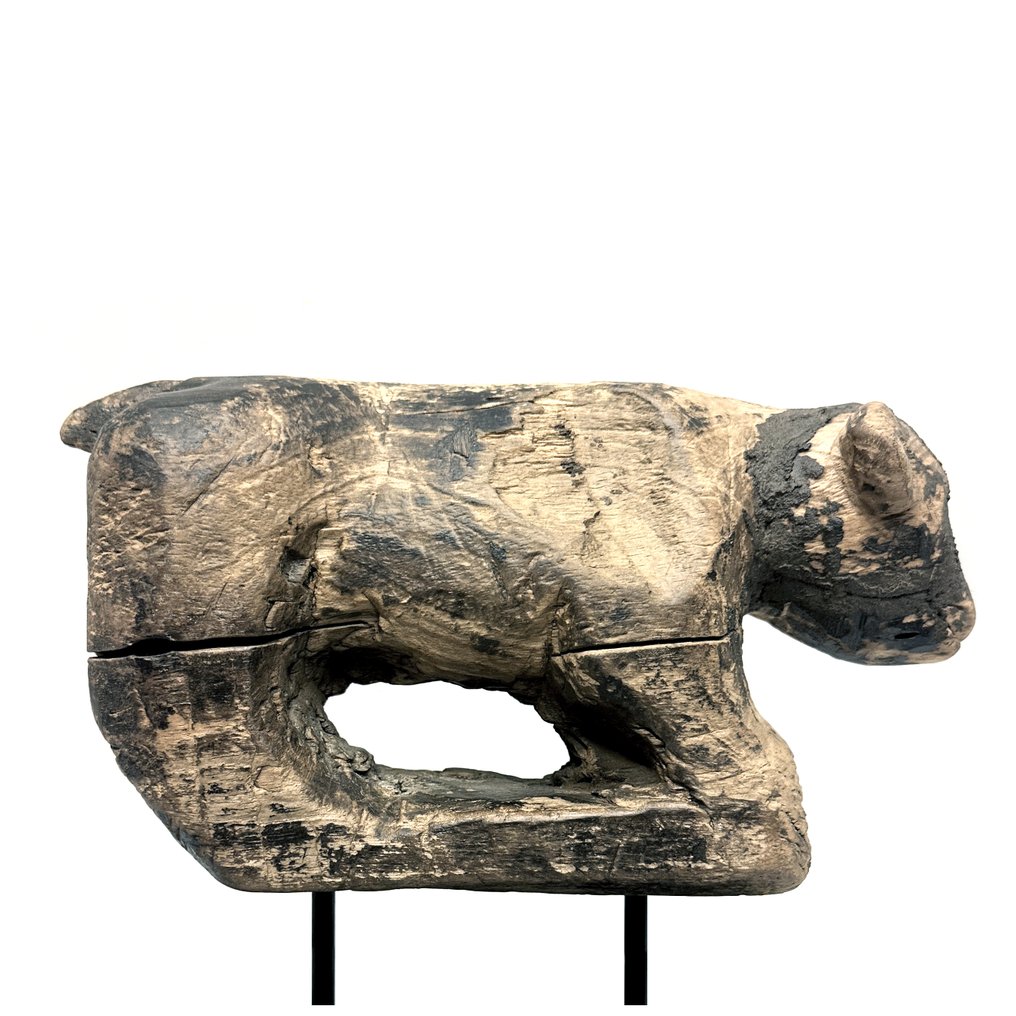 来自巴厘岛的手工雕刻熊雕塑 - 印度尼西亚  (没有保留价) #3.2