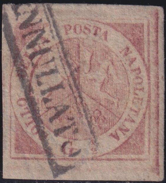 意大利古城邦-那不勒斯 1858 - 1/2 克 I^ Tav. Sass 1 经过良好鉴定的二手 Ex Coll. Imperato Spl #1.0