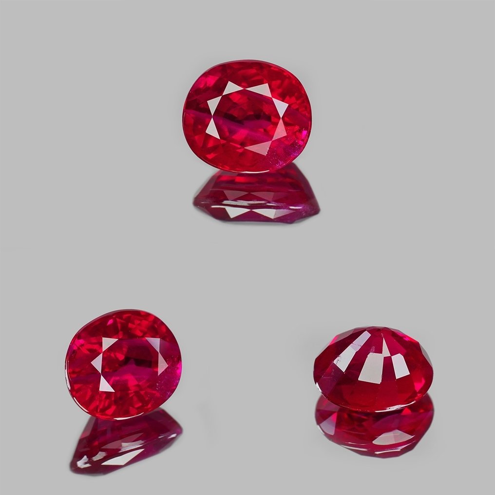 1 pcs  Rood Robijn  - 1.13 ct - Gemological Institute of America (GIA) - Birma 'Pigeon's Blood' #4.3