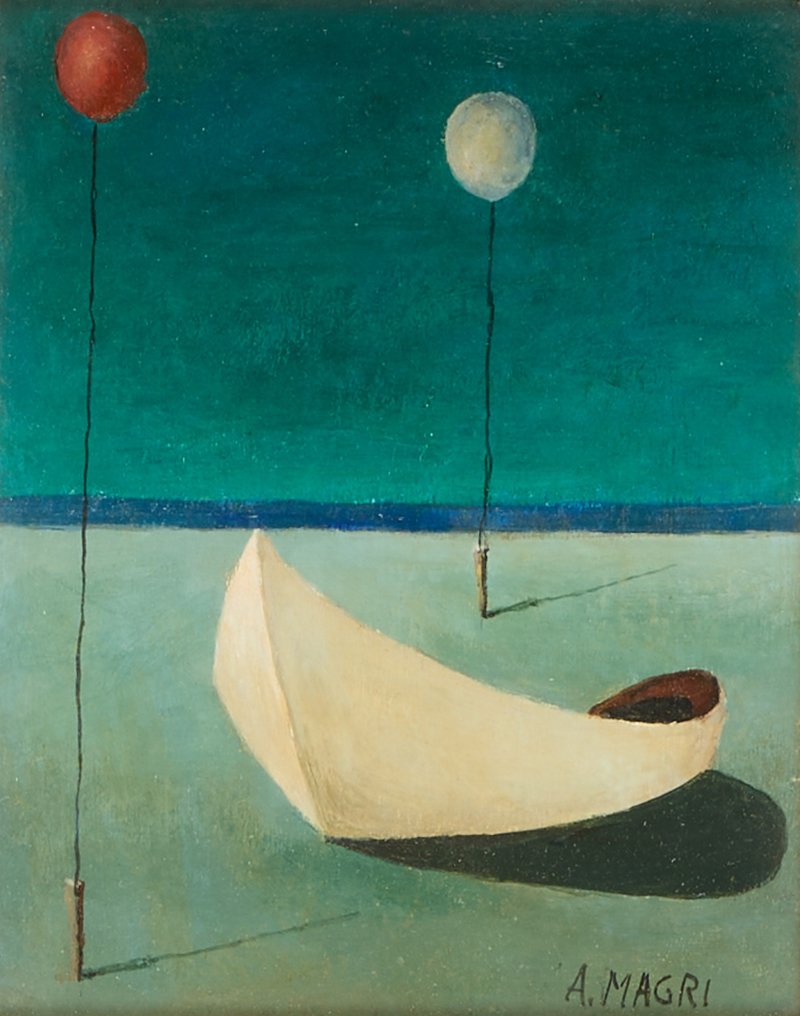 Antenore Magri - Barca con palloncini #1.0