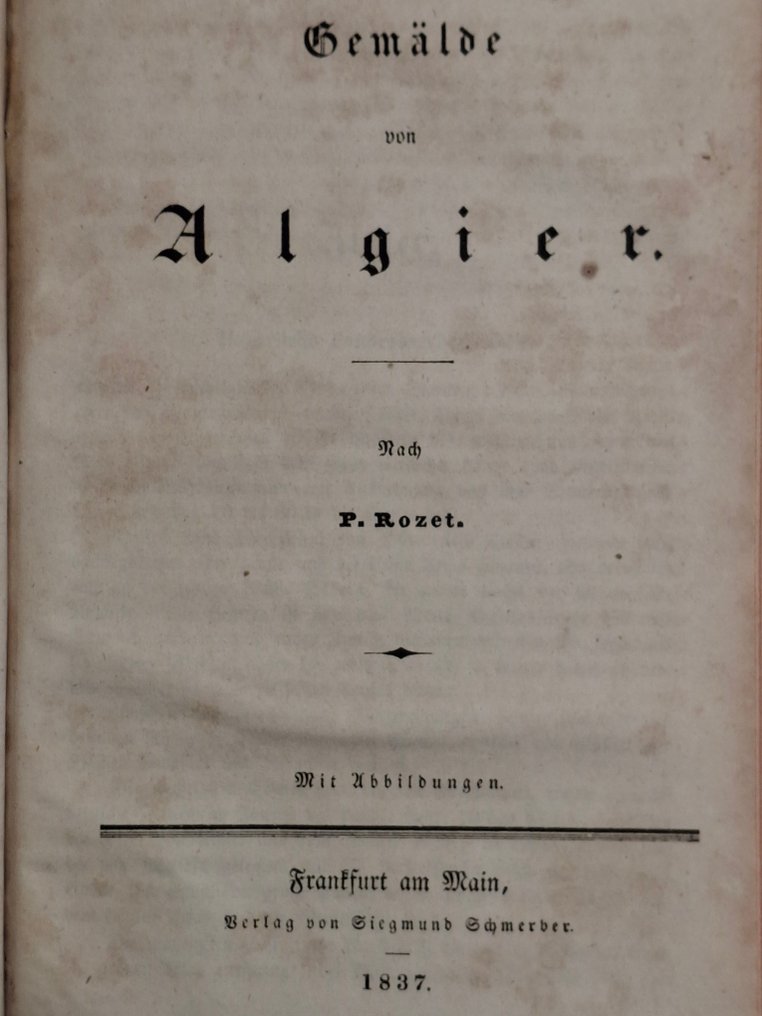 [Algeria] - P. Rozet - Gemalde von Algier - 1837 #1.0