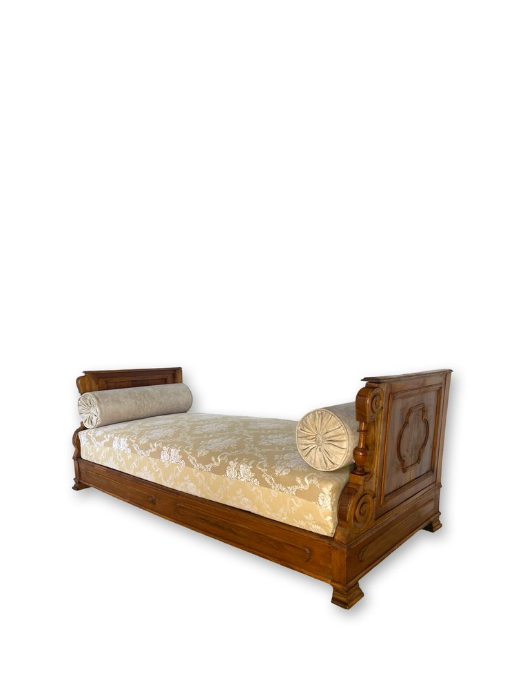 Daybed - Legno, Tessuto, Noce #1.0