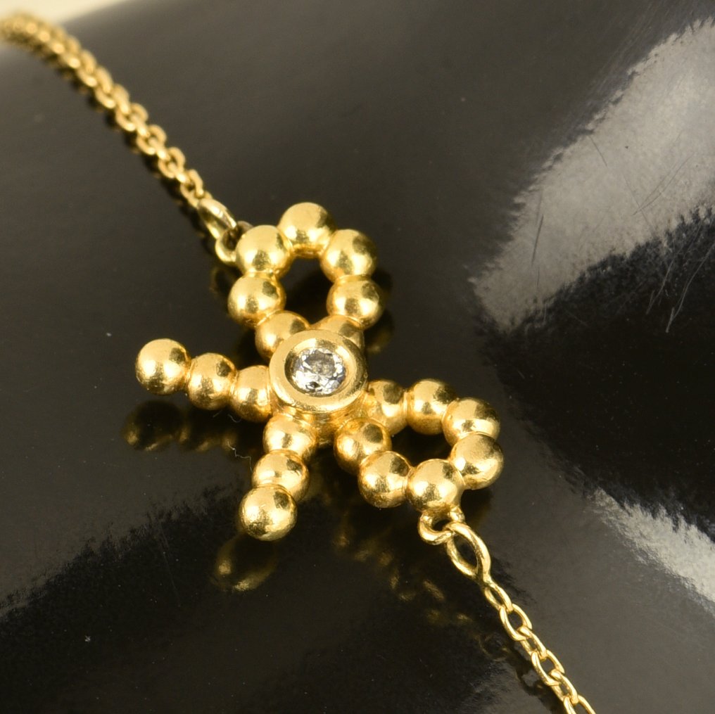 Bracelet - 18 carats Or jaune Diamant (Naturelle)  #4.3