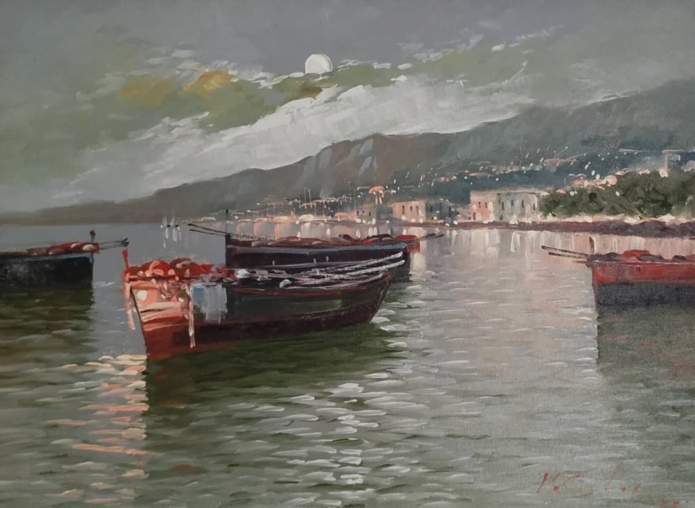 Vittorio Colucci (1935) - Marina di notte #1.0