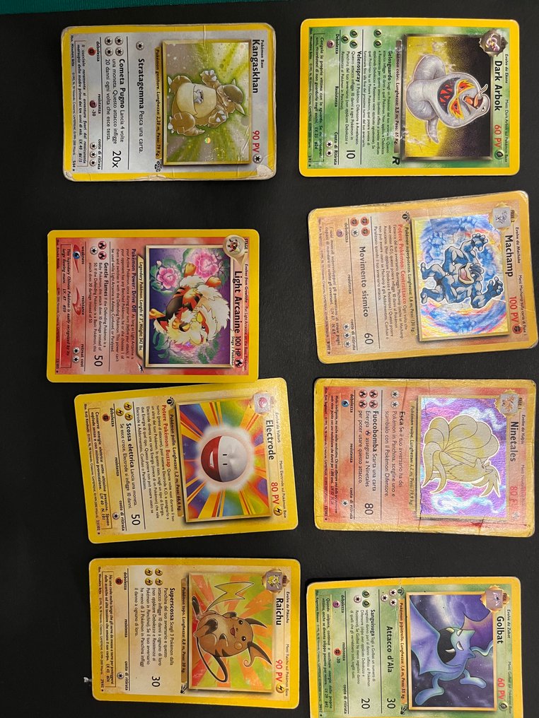 Pokémon - 80 Card - Arcanine, Machamp, Ninetales, Arbok, Kangaskhan, Electrode - Various sets #2.1