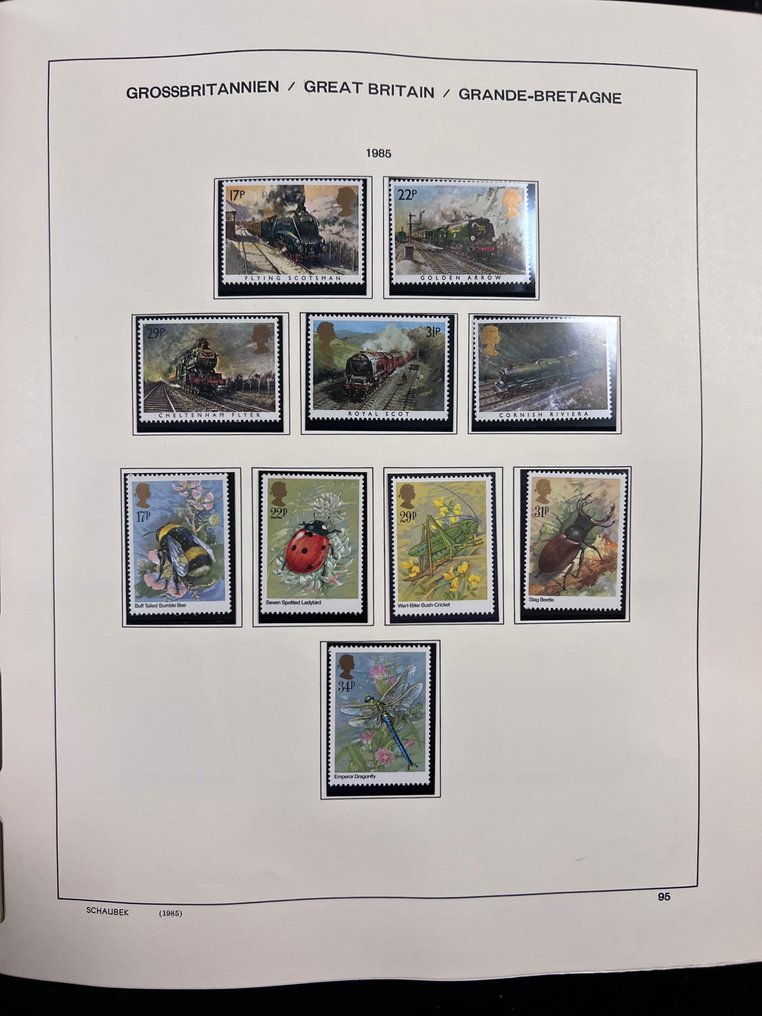 Μεγάλη Βρετανία  - Συλλογή Αγγλία, Υψηλή αξία ταχυδρομικής χρέωσης. #1.0