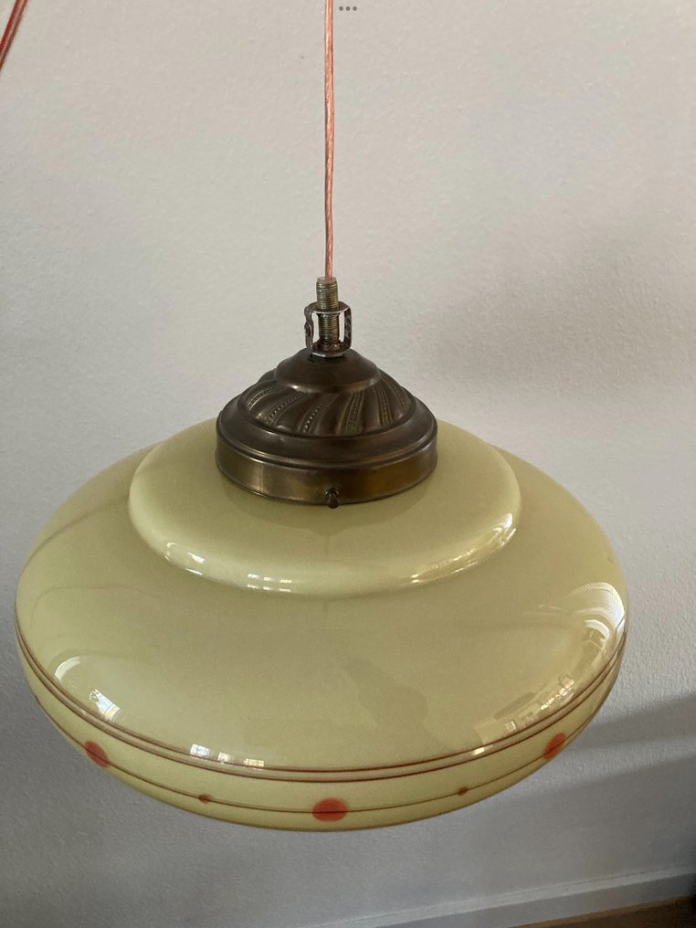 Lamp - Glass - Vintage Pendant Lamp #3.2