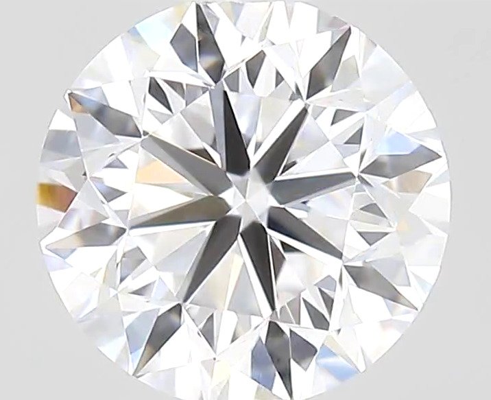 Nincs minimálár - 1 pcs Gyémánt  (Természetes)  - 0.50 ct - Kerek - D (színtelen) - VVS1 - Amerikai Gemmológiai Intézet (GIA) #1.0