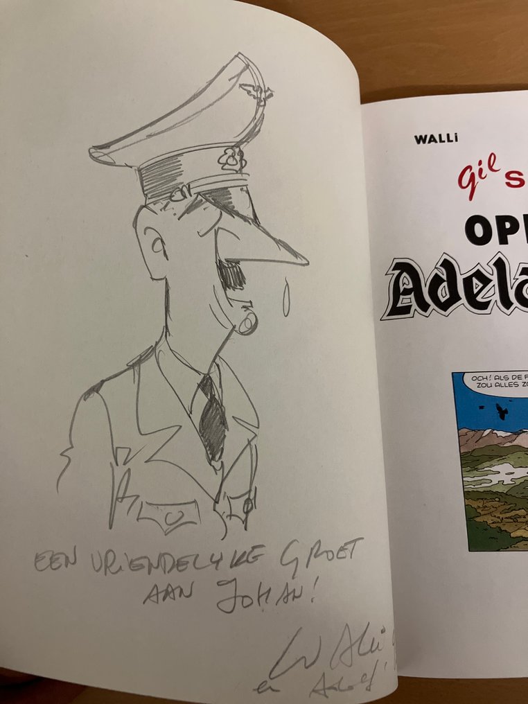 Gil Sinclair 3 & 4 - Operatie Adelaarsnest - opdrachtekening / Muurvast in Berlijn - 2 Album - First edition - 1993/1994 #1.0