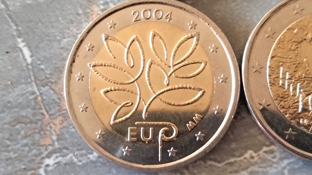 Finland. 2 Euro 2004/2020 (incl. 2 euro "Enlargement of the EU") (4 pièces)  (No reserve price) #3.2