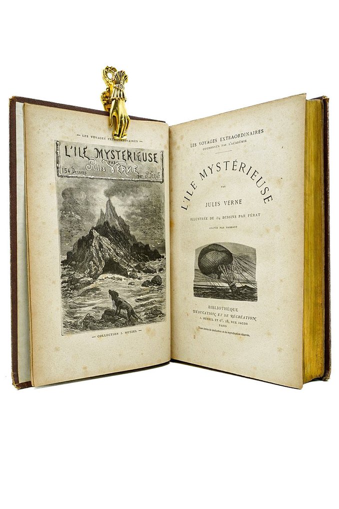 Jules Verne / Jules Férat - L'Île mystérieuse - 1875 #1.0