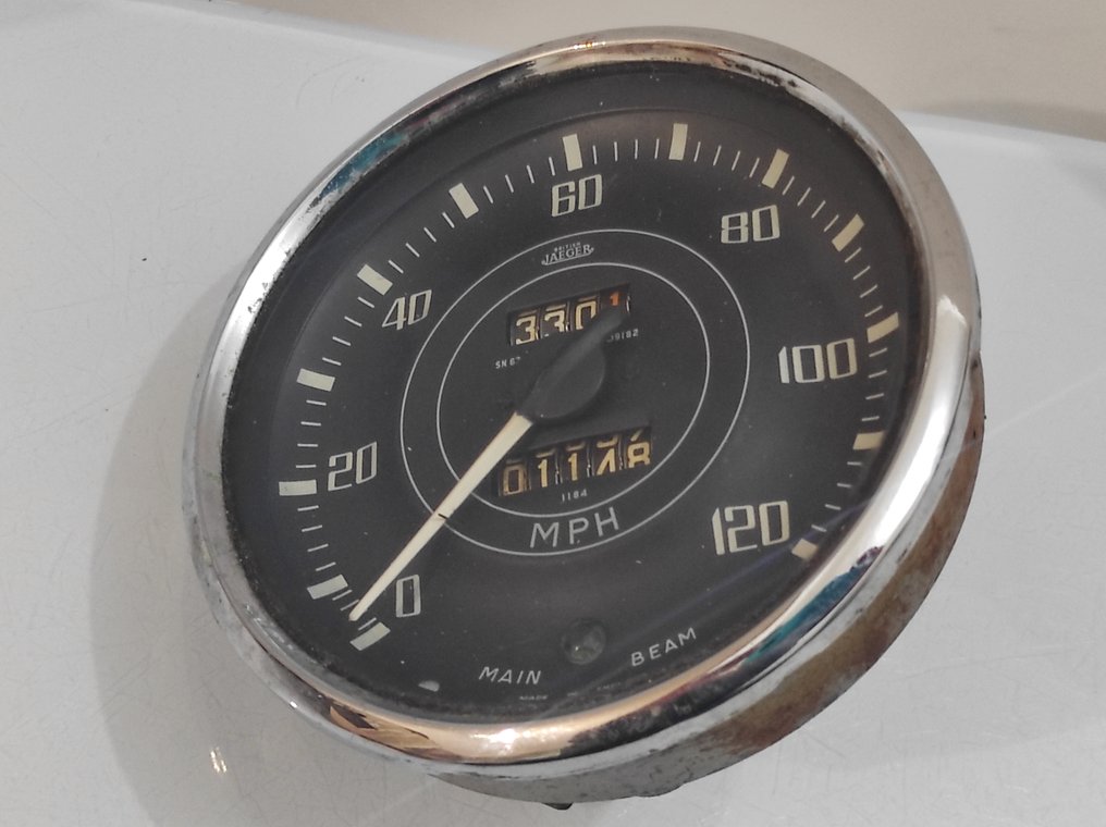 Early Ferrari Alfa Romeo speedometer mph - Jaeger - Speedometer #1.0