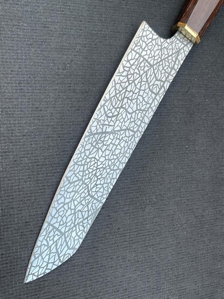Custom Craft Knife - R530 - 餐刀 - 木, 钢 #3.2