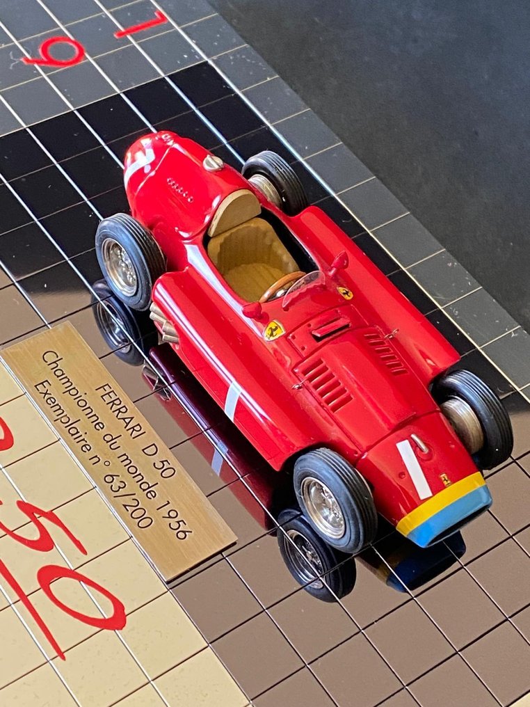 HECO 1:43 - 模型汽车 - Ferrari D 50  1956 - 限量版，仅限200份 #3.2