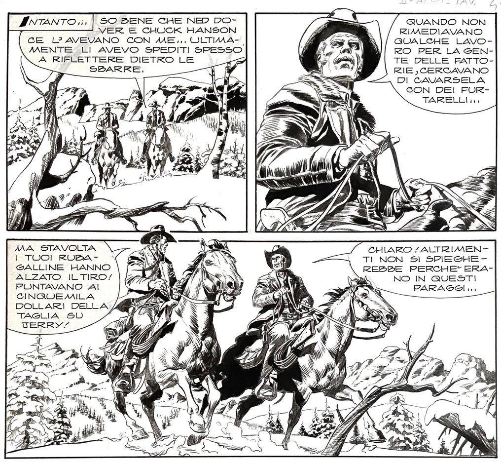 Cestaro, Gianluca - 1 Original page - Tex #1.0