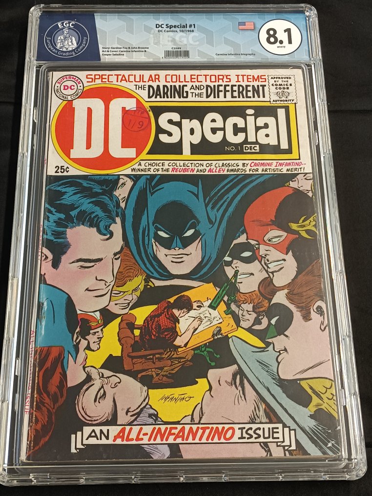 DC Special #1 - EGC 8.1 - An All-Infantino Issue - 1st cover appearance of Detective Chimp - 1 Graded comic - First edition - 1968 #1.0