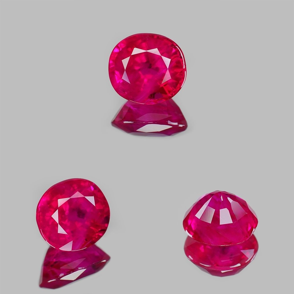 1 pcs Κόκκινο Ρουμπίνι - 0.99 ct - Gemological Institute of America (GIA) - Βιρμανία «Αίμα Περιστεριού» #4.3