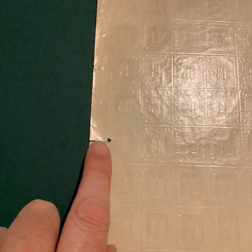 Αμβούργο 1866 - 1,25 Σέντσιλινγκ σε πλήρες φύλλο - ND - Michel 20 #4.3