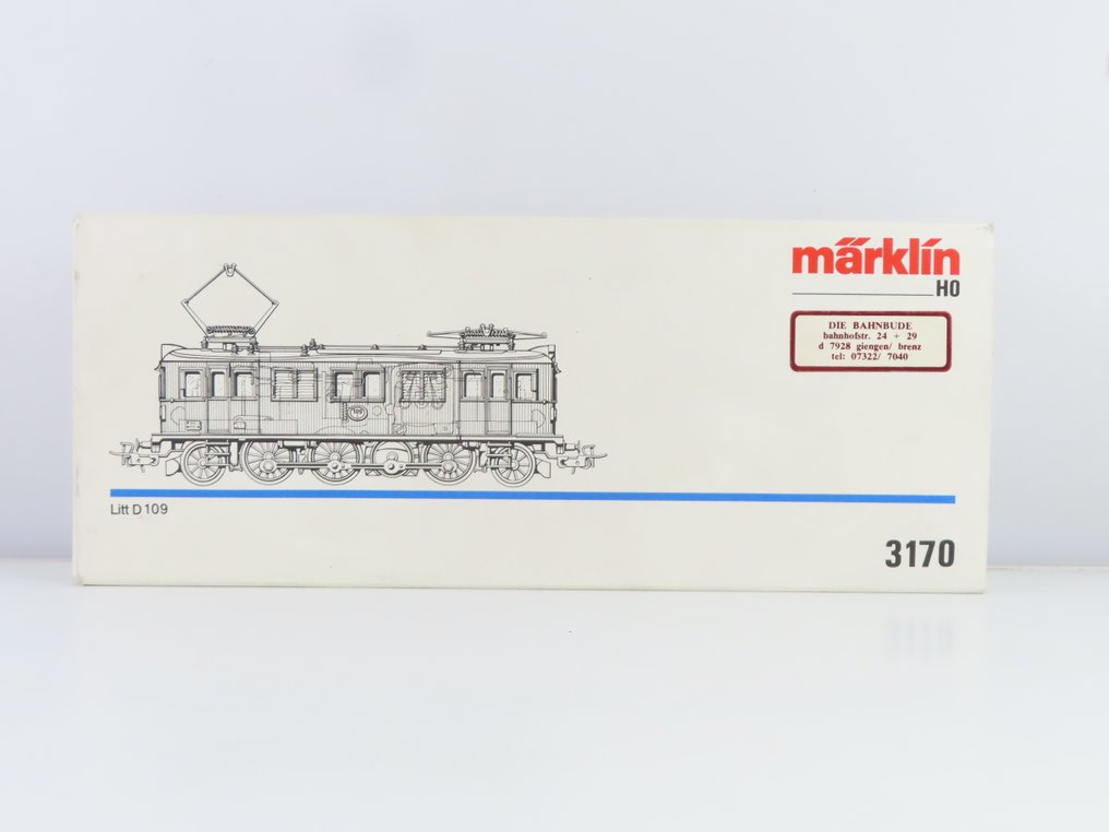 Märklin H0 - 3170 - Locomotivă electrică (1) - Litt D109 - SJ #2.1