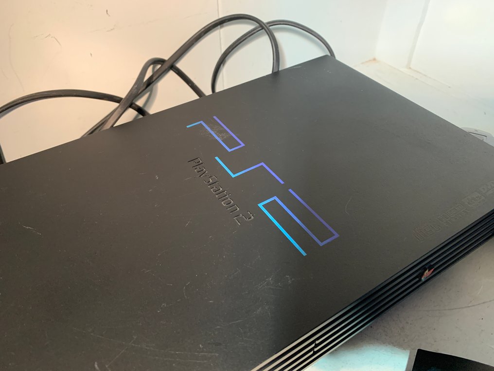 Sony - Playstation 2 (PS2) - (Full Set) 2x Original PS2 Controller -1x Memory Card & Singstar Module + two original microphones - Console per videogiochi #1.0