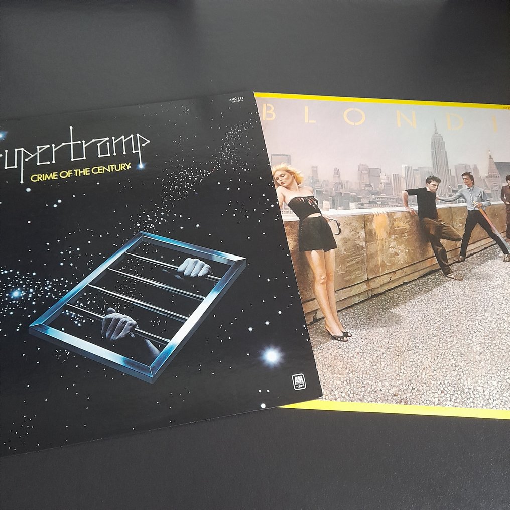 Blondie, Supertramp - 2 x Japanese pressings - Crime Of the Century / AutoAmerican (with Limited Poster) - LP 专辑(多件品) - 日本媒体 - 1974 #1.0