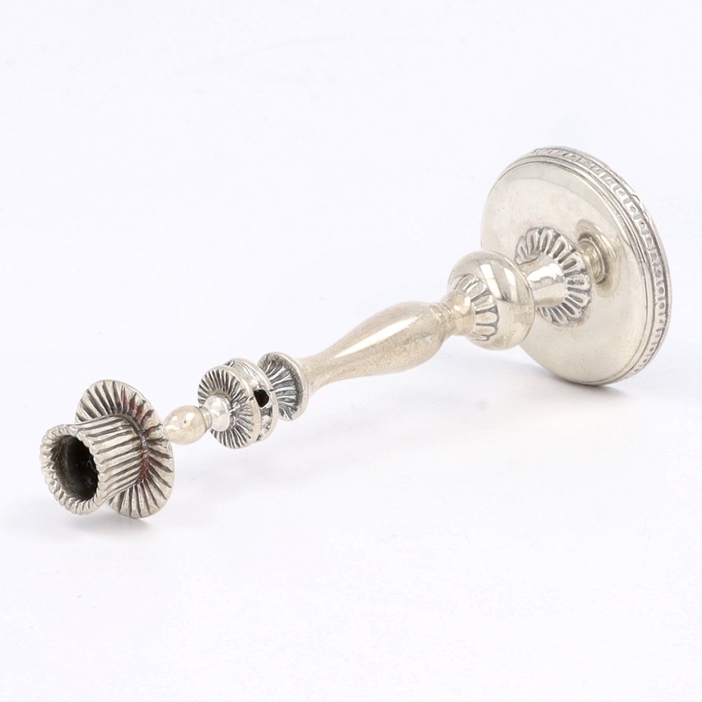 NO RESERVE - 'Kandelaar' - Statuetta in miniatura - .925 argento #2.1