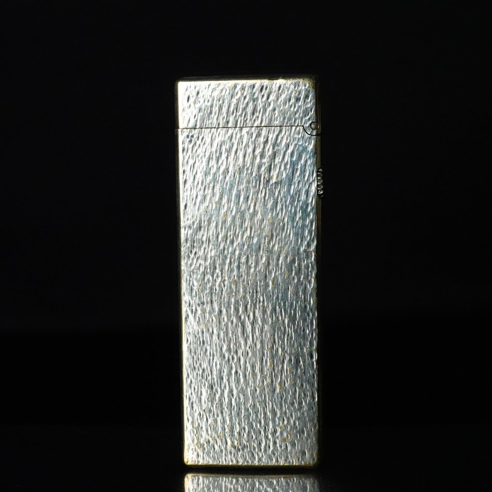 Dunhill - Fine Bark Pattern Rollagas Lighter - No reserve price - Lighter - Silver plated #3.2
