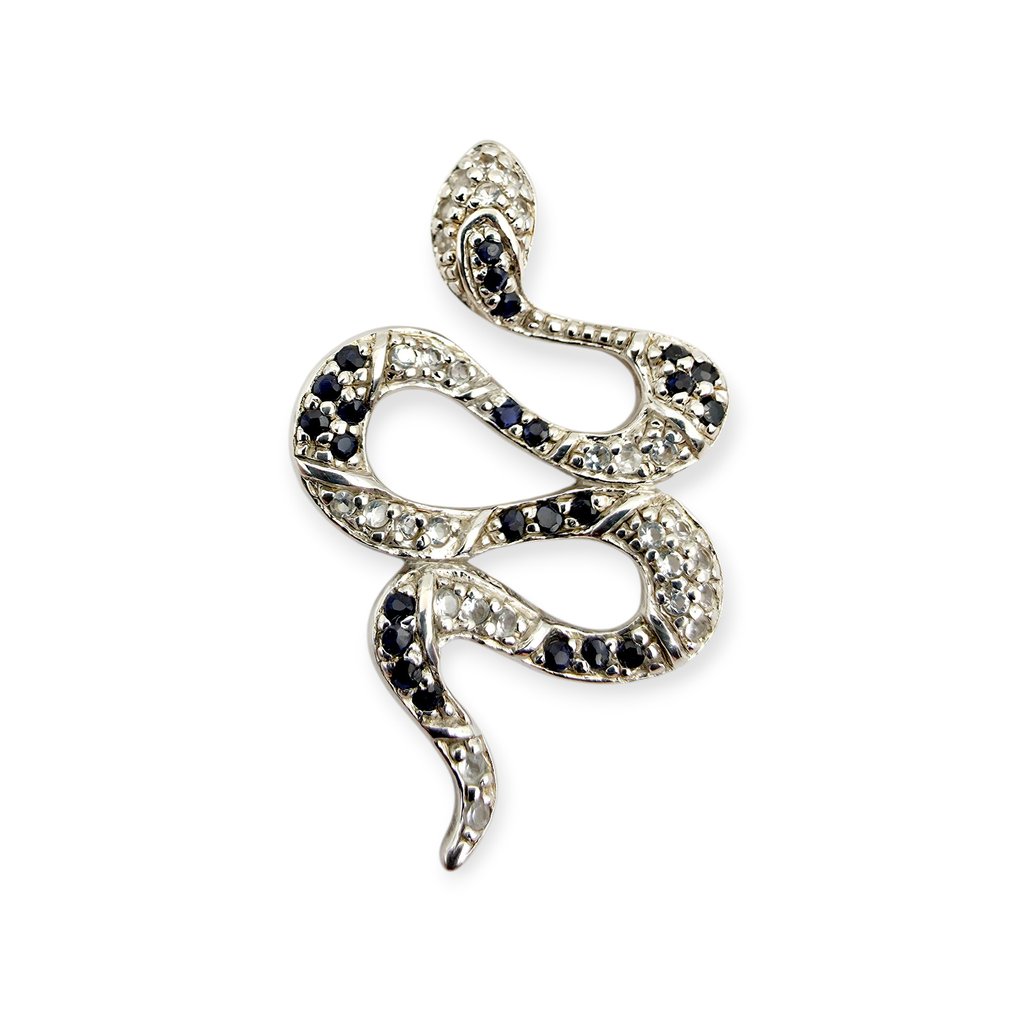 Sem preço de reserva - Pingente Prata - Sapphire (Certificado) #1.0