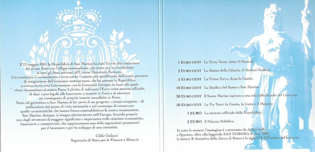 聖馬力諾. Year Set (BU) 2002  (沒有保留價) #3.2