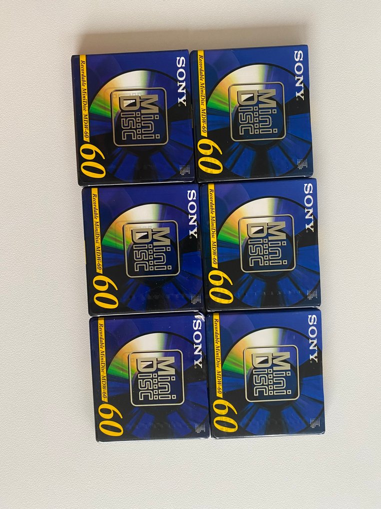 Sony MDW-60 Minidisc Anzahl der Objekte: 6 #1.0