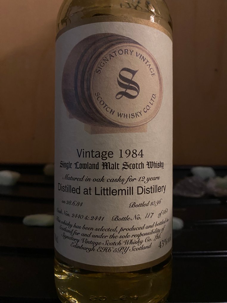 Littlemill 1984 12 years old One of 564 - Signatory Vintage  - b. 1996  - 70cl #1.0