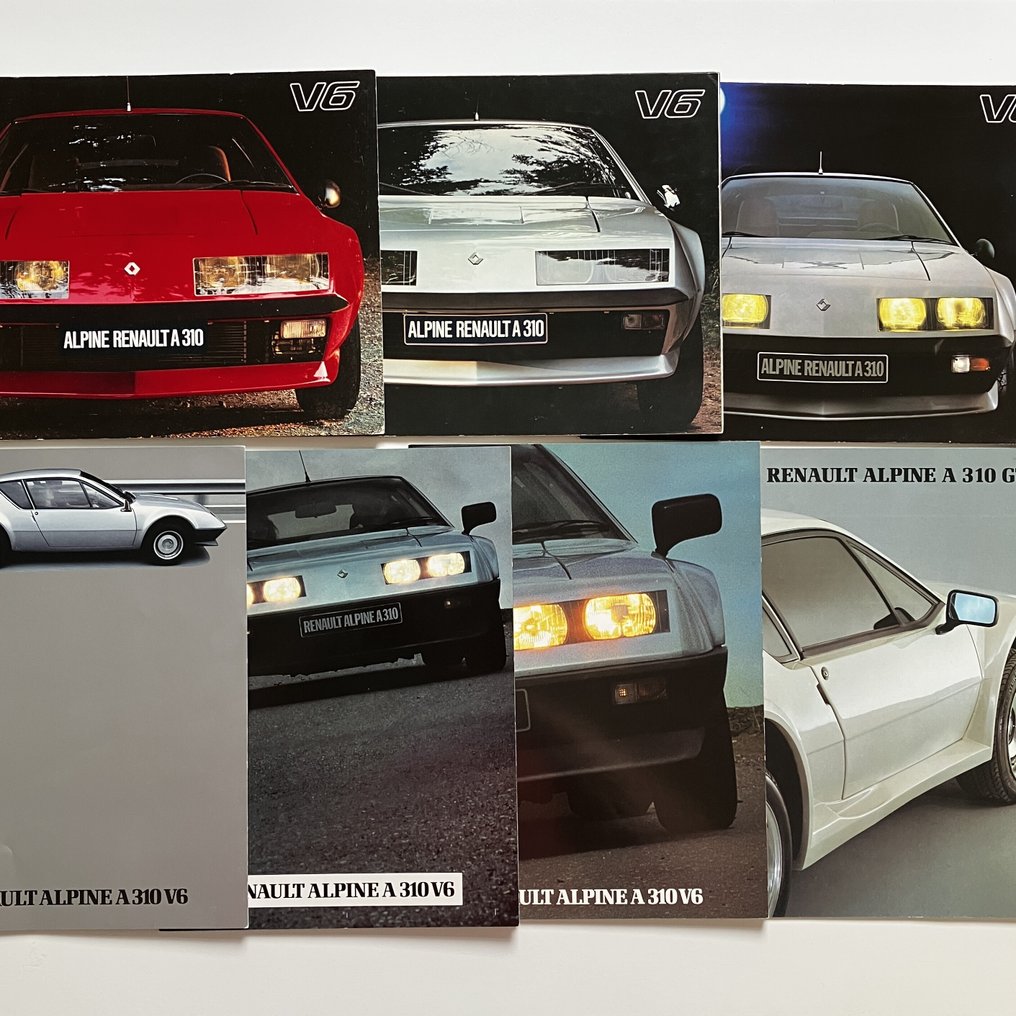 (FR) ALPINE-RENAULT A310 V6 brochures - 1976-83 #1.0