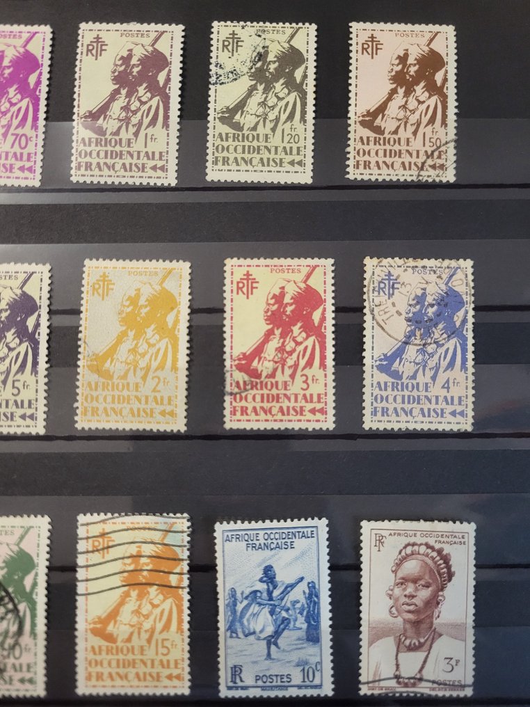 法国 - 英国 - 多哥占领期（1914-1916） 1940/1970 - 大量法国殖民地邮票 #2.1