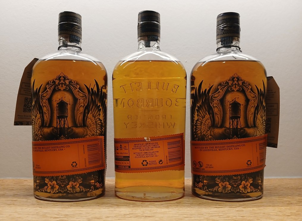 Bulleit Bourbon - Frontier & Frontier Tattoo Edition  - 70cl - 3 bottles #2.1