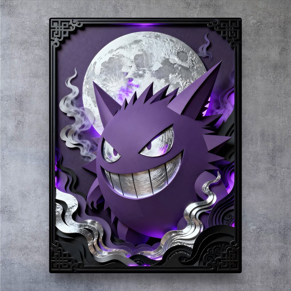 AT9 - Canvas - Gengar Lunar Dominion – Midnight Aura #1.0