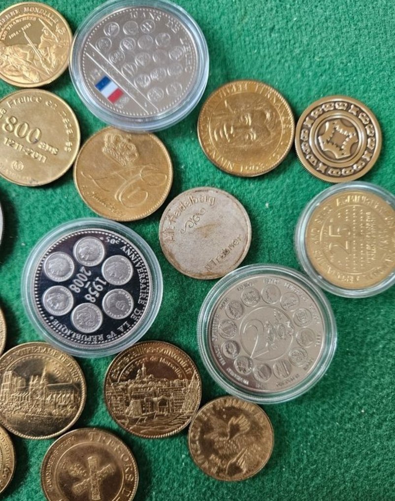 Franța. Lot intéressant de médailles et jetons divers  (Fără preț de rezervă) #3.2