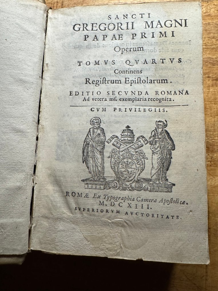 Gregorii Magnus - Sancti Gregorii Magni Operum Tomus Quartus - 1613 #1.0