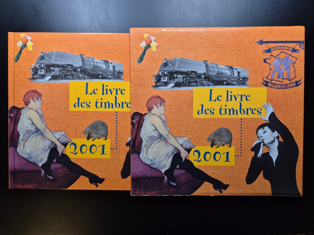 法國 2001 - 带其盒子的邮票册，包含邮票块和全新邮票。品质非常好。 - Yvert #1.0