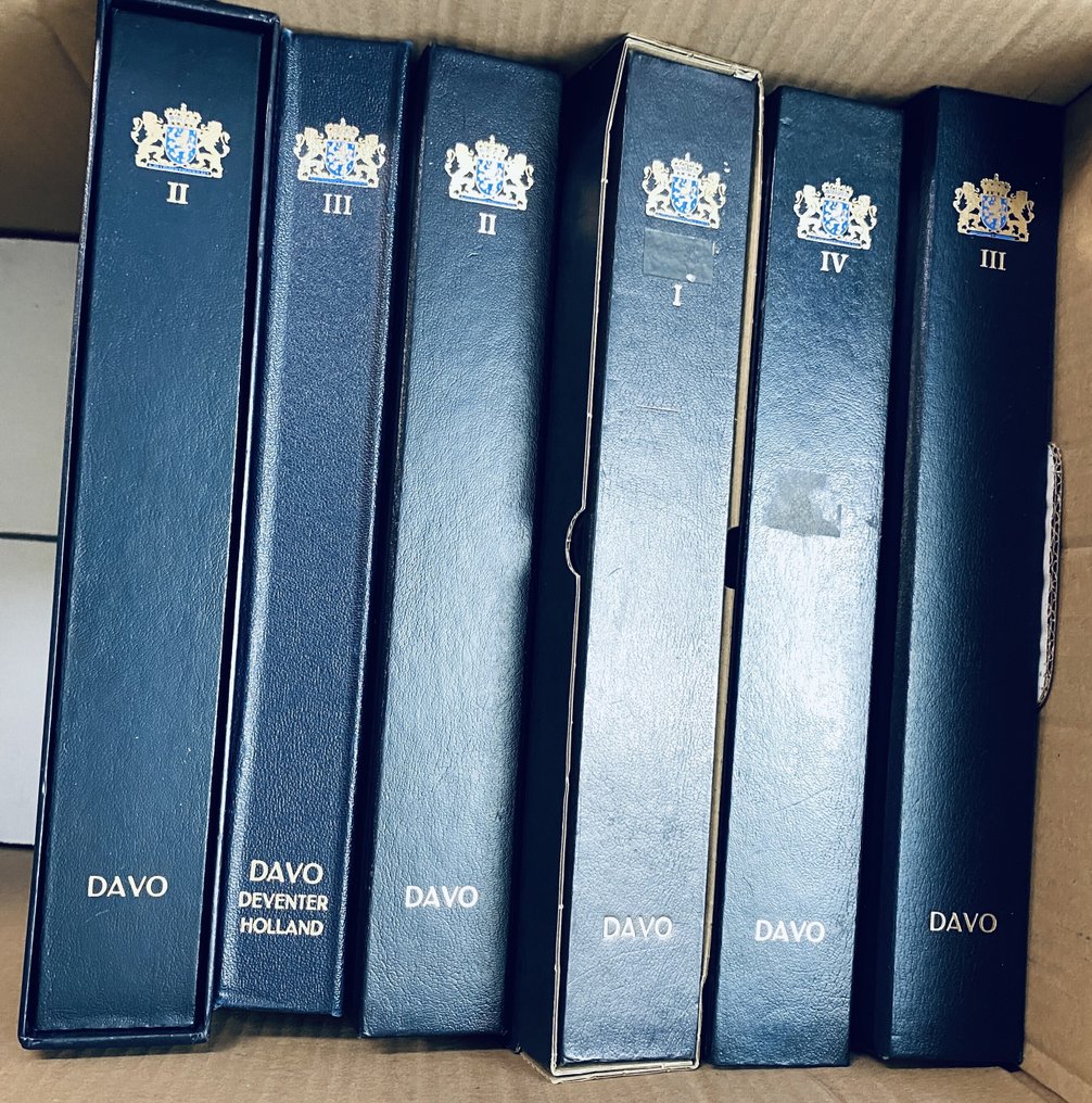 Holanda  - Partido DAVO Álbuns, dos quais 5 LX com conteúdo. #1.0