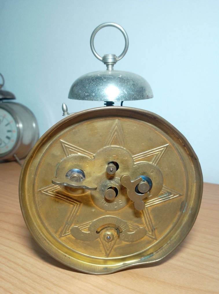 Ξυπνητήρι  (3) -   Μέταλλο, Ορείχαλκος - 1920-1930 - 3 ξυπνητήρια γραφείου #3.2