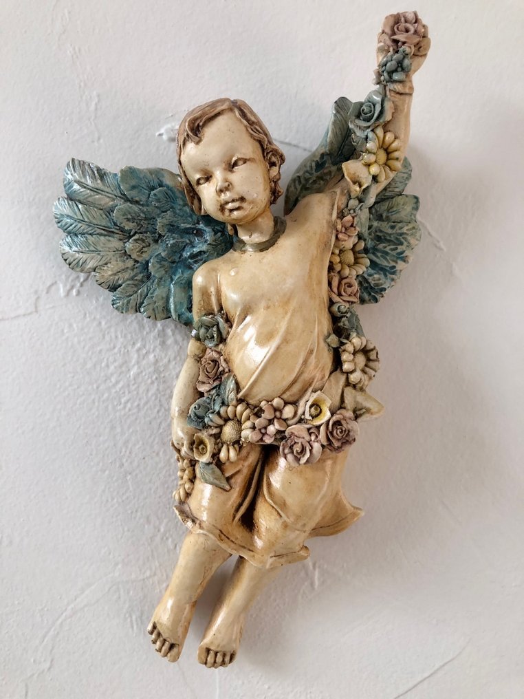 雕像 - Chérubins des 4 saisons (4) - Terracotta #2.1