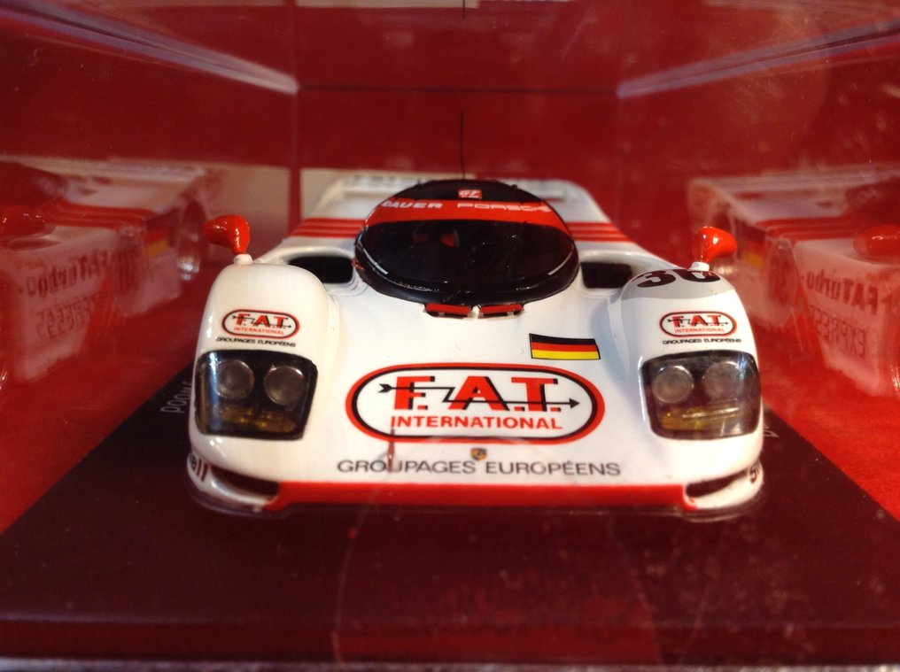 Spark 1:43 - Rennwagenmodell - ref. #43LM94 Dauer Porsche 962 GrC1 "FAT Turbo Express" 1°LM94 #36 Baldi/Dalmas/Haywood - Ausgezeichnete Qualität - Limitierte Edition - Heute schwer zu finden #4.3