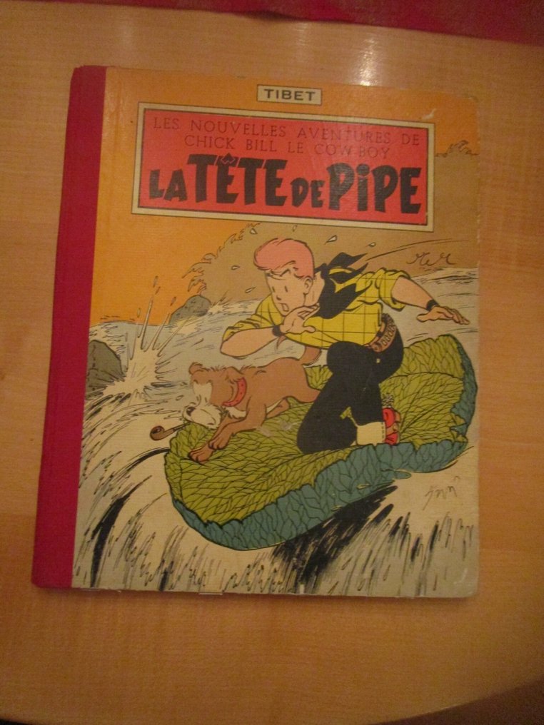 Chick Bill T6 - La Tête de pipe - C - 1 Album - First edition - 1957 #1.0