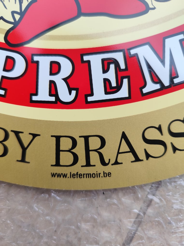 Brasserie Lefebvre - LAQUENAST - Διαφημιστική πινακίδα - Σφυρήλατος σίδηρος #3.2