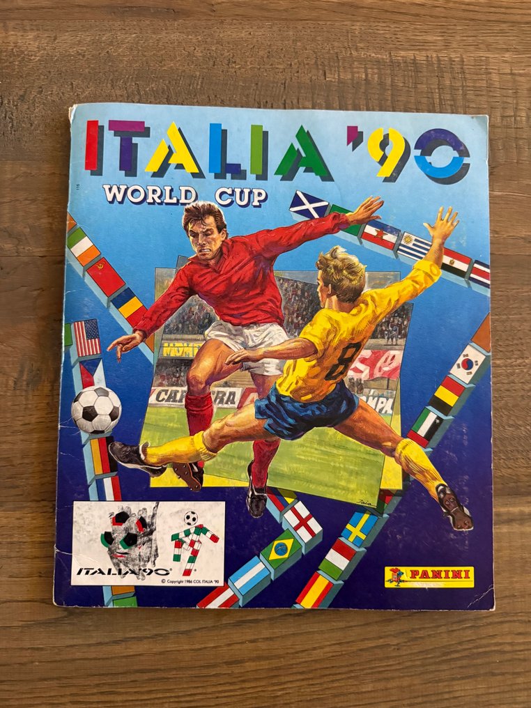Panini WC Italy 90 Marco van Basten, Diego Maradona Original edition, Includes original order form - 1 Complete album - Light Played (LP) #1.0
