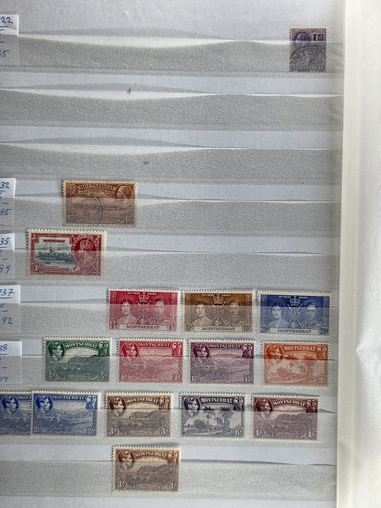 Montserrat 1884/2000 - Collection in a stock book #1.0