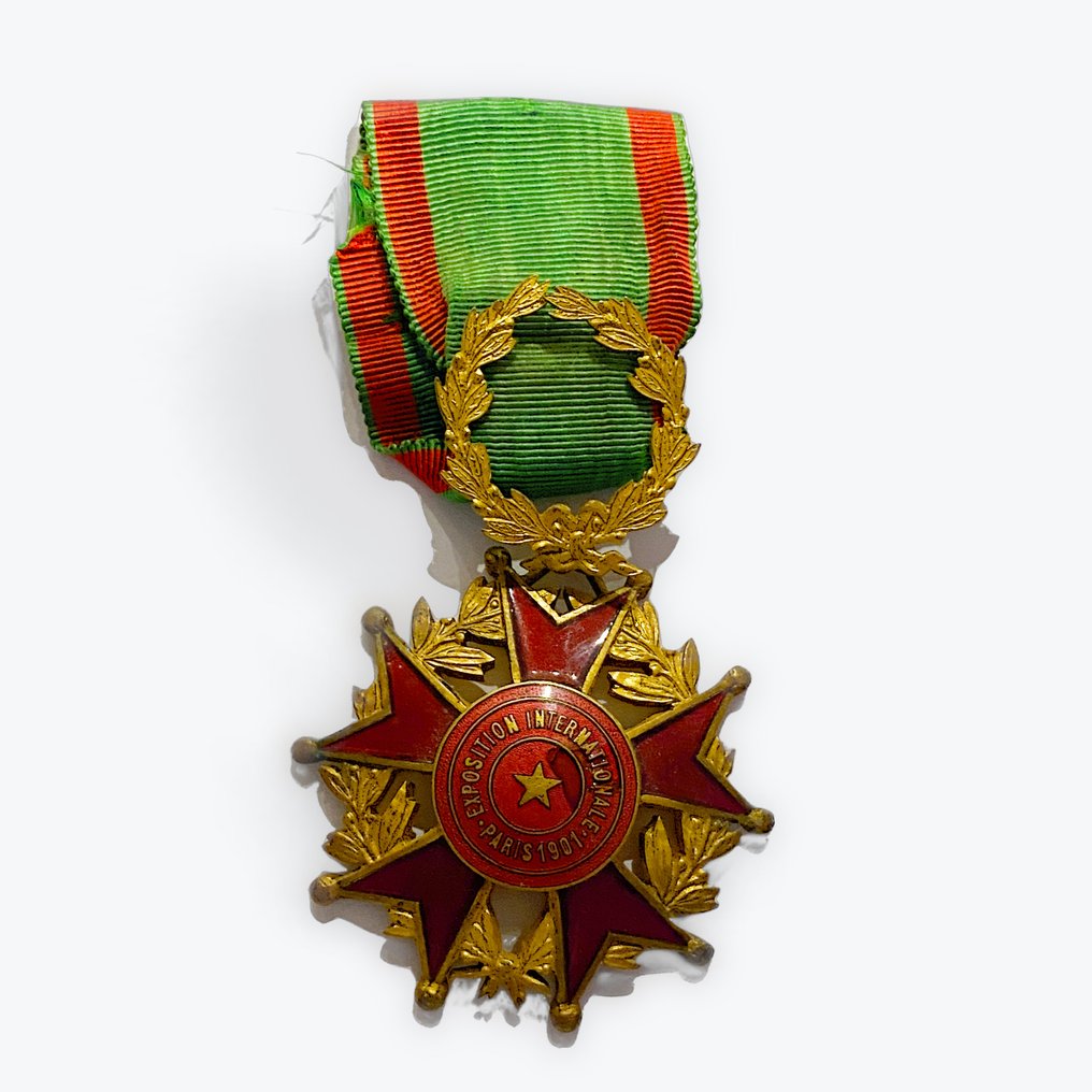 法國 - 軍功章 - 1901年巴黎国际展览纪念奖章 #1.0