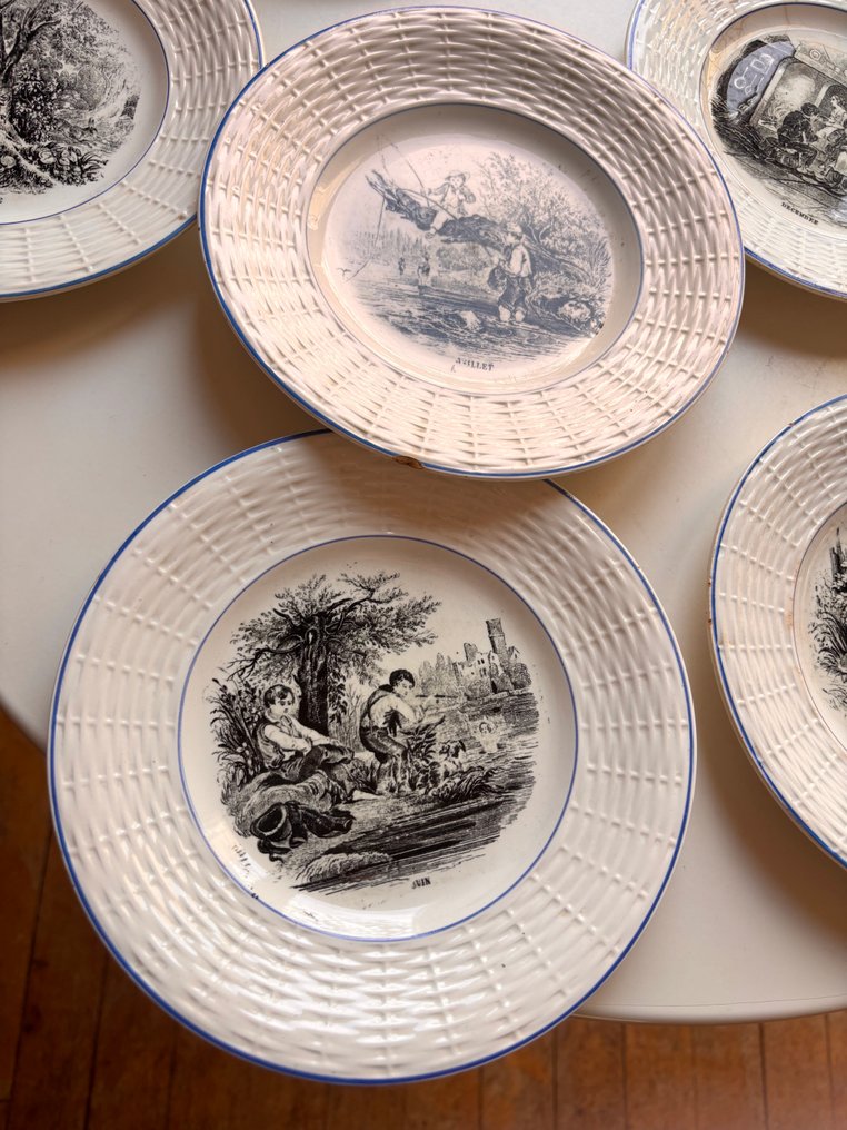 Sarreguemines - 盘子 (9) - 瓷 #1.0