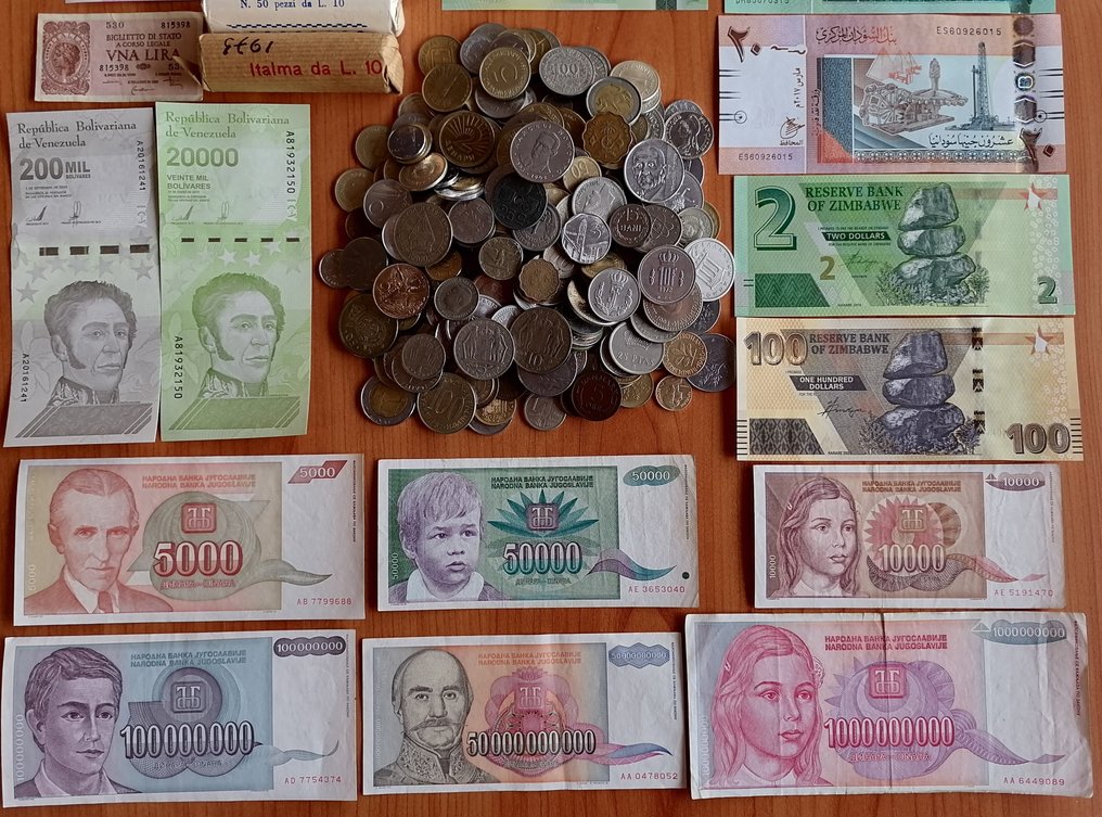 世界. Lot of Coins & Banknones..  (沒有保留價) #2.1